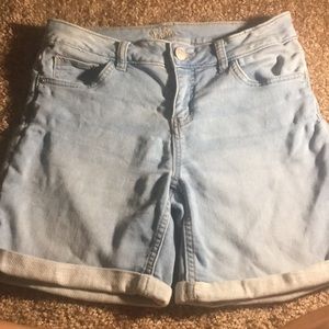 Justice Light Blue Jean Shorts
